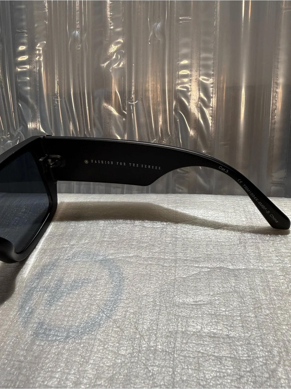 True Religion-UniSex TRM1894X-4MBF-S Matte Black Oversized Square Sunglasses NWT